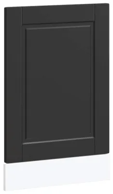 Produktbild von vidaXL Geschirrspülerblende Porto Schwarz 45x1,5x57 cm Holzwerkstoff