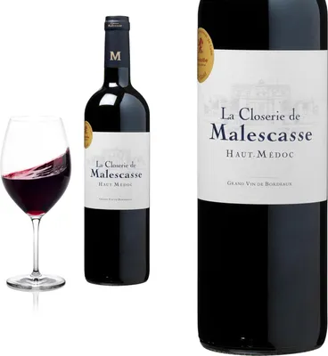 Produktbild von 2012 Haut Médoc LA CLOSERIE de MALESCASSE - Rotwein
