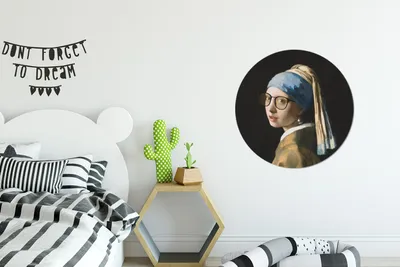 Produktbild von MuchoWow® - Wand Kreis - Wandbild - Schlafzimmer - Aluminium Bild - Kinderzimmer - Wohnzimmer Dekoration - Wandschmuck
