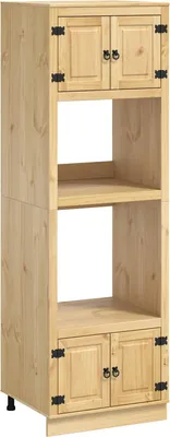 Zdjęcie produktu dla vidaXL Szafka SKI Miód brązowy 66 x 58 x 207 cm Lite drewno sosnowe