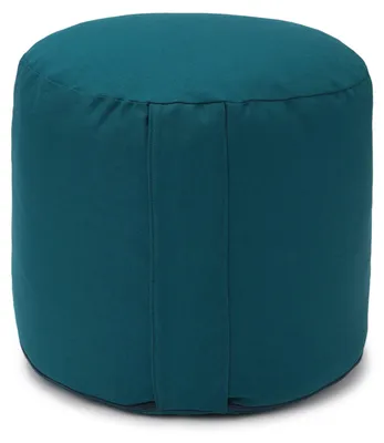 Produktbild von yogabox Glückssitz® Rondo Big D - regional hergestellt - petrol 36 x 36 x 28 cm Buchweizenschalen