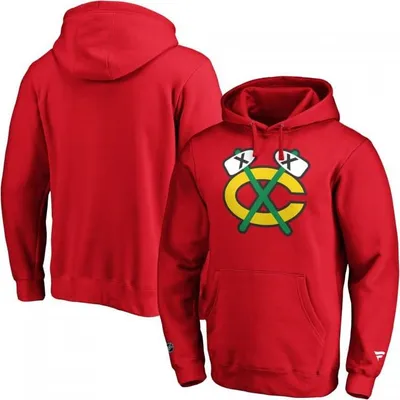 Immagine prodotto di Felpa con cappuccio da uomo Chicago Blackhawks NHL Primary Logo Graphic Taglia: M