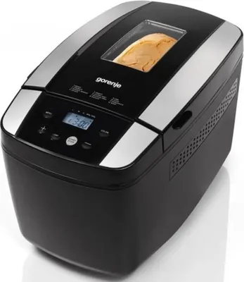 Obrázok produktu pre Gorenje BM1210BK, 1,2 kg, Odložený štart, Sklenený priezor, Variabilná kontrola prepečenia kôrky, Funkcia uchovania teploty, 800 W