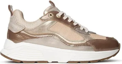 Produktbild von Xsensible Milau Taupe Combi (beige) - Damenschuhe Bequeme Schnürschuhe, Beige