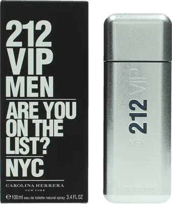 Produktbild von Carolina Herrera 212 VIP Men, Männer, 100 ml, Bernstein, Tonka-Bohne, Amber,Tonka bean, Spray, Alcool dénaturé, Aqua (eau), Parfum (Fragrance), Hamamelis Virginiana (Witch Hazel)...