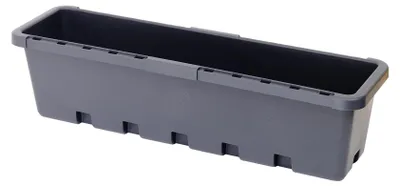 Produktbild von GreenLife Blumenkasten / Kräuterbox 3 Stück, anthrazit, komplett