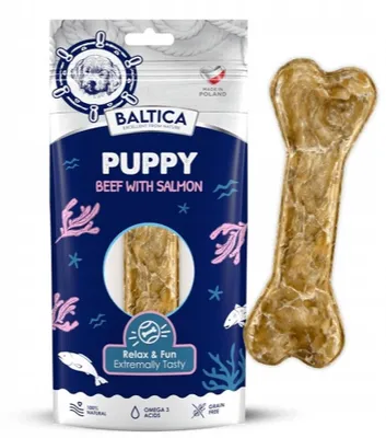 Immagine prodotto di BALTICA EXCELLENT Snack con ossicini per cuccioli di manzo e salmone 1 pz.