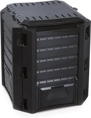 Productafbeelding van Thermo Compostbak, kunststof, zwart, 380 liter, weerbestendig