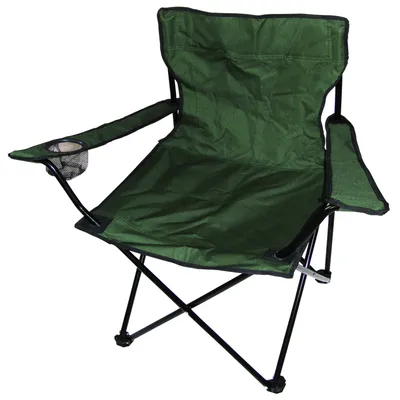 Anglersessel mit Getränkehalter und Tasche