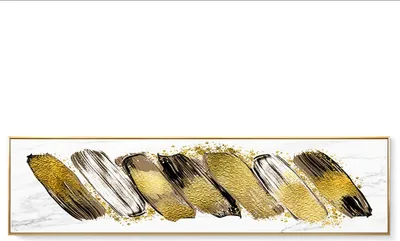 Produktbild von TPFLiving Kunstdruck LW-304 (OHNE RAHMEN) Poster - Leinwand - Wandbild - Hochauflösender Giclée-Druck, langlebig und hochwertig - Abstrakte Strukturen -  - Größe: 45x180cm