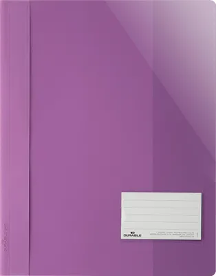 Produktbild von DURABLE Sichthefter A4+ Beschriftungsfenster 90x57 mm,269012 lila