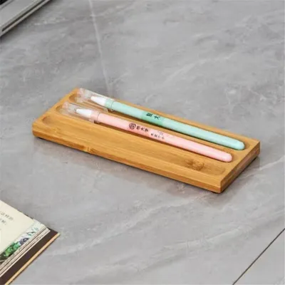 Produktbild von Nussbaum Stifthalter Organizer für Schreibtisch - Stilvolles Büroaccessoire