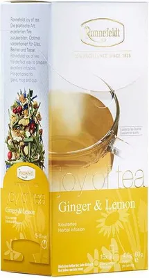 Produktbild von Joy of Tea Ginger & Lemon (15x4g) 1 Pack