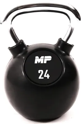 Produktbild von Muscle Power Rubberen Kettlebell 24 kg Schwarz