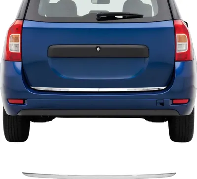 Image de Garniture de Hayon Coffre pour Dacia Logan 2014-2020 acier inox