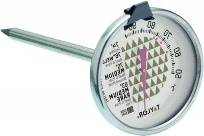 Produktbild von Fleischthermometer Edelstahl Silber 5x6x13cm Küchenzubehör