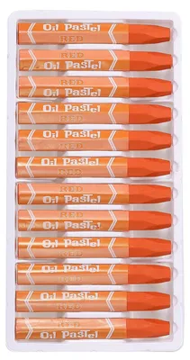 Productafbeelding van Oliepastelkrijtjes - Zachte oliekrijtjes voor kunstgebruik - 48 stuks - Oranje