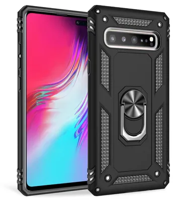 Zdjęcie produktu dla Etui na telefon komórkowy NALIA Ring do Samsung Galaxy S10 5G, ochrona 360 stopni, czarny
