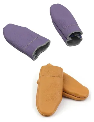 Image de Ensemble de 2 doigts en cuir pour travaux de couture