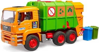 Image de BRUDER 1056 - Camion poubelle MAN TGA