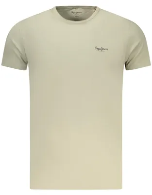 Produktbild von Nachhaltiges grünes Herren-T-Shirt: Slim Fit, Rundhals, Druckdesign