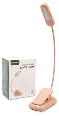 Immagine prodotto di Lampade a clip a LED, rosa, flessibili, ricaricabili