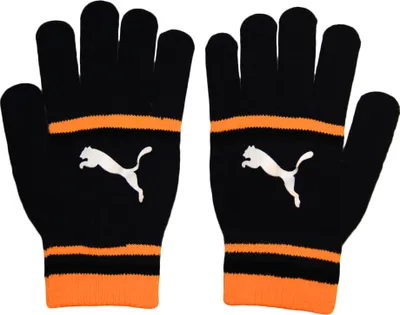 Produktbild von Puma - Damen Mit Streifen - Handschuhe 1631 (M) (Schwarz/Orange)