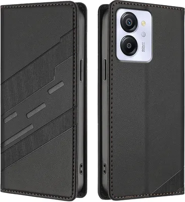 Obrázek produktu pro Pouzdro pro Blackview Color 8,Polyuretankožené peněženkové pouzdro s přihrádkou na karty a funkcí stojánku Schwarz