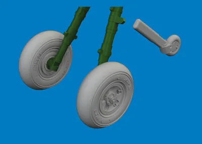 Produktbild von Eduard Accessories 672434 - 1:72 Spitfire Mk.V wheels for Eduard - Neu