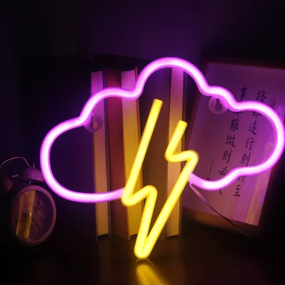 Immagine prodotto di USB a batteria funzionante flash LED luce al neon da parete, segno al neon luci notturne segno al neon luce al neon per partito bar gioco camera da letto decorazione della parete, bambini compleanno