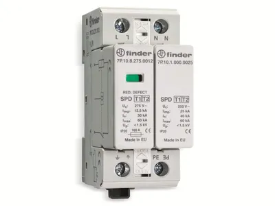 Produktbild von FINDER Überspannungsableiter Typ 1+2, 7P.12.8.275.1012