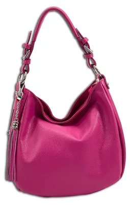 Obrázek produktu pro Dámská kabelka Hobo z pravé kůže Florence, fuchsiová, OTF134P