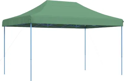 Image de vidaXL Tente de réception pliable Pop-Up verte 440x292x315 cm