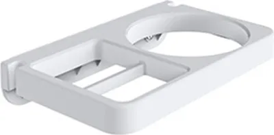 Produktbild von 2-in-1-Haartrocknerhalter zur Wandmontage, einfache Installation, starke Tragkraft, Haartrocknerständer, Badezimmerzubehör