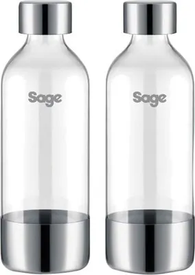 Immagine prodotto di Sage the InFizz 1L bottiglie confezione da 2, colore:acciaio inox
