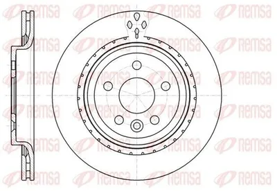 Produktbild von 2x REMSA Bremsscheibe 61305.10 hinten für VOLVO V70 III (135) V60 (155 157)