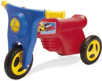 Zdjęcie produktu dla Dantoy rowerek biegowy motocykl plastikowe koła wielokolorowy 56cm zabawka