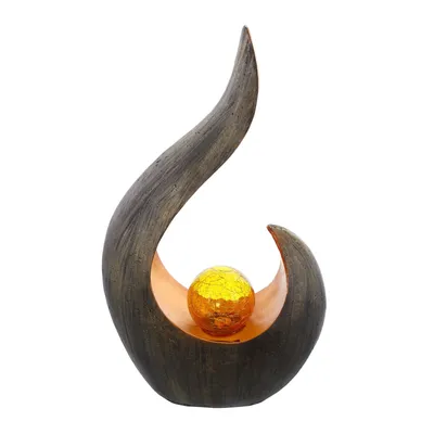 Produktbild von Solar-Deko 'Flamme' 25 x 13 x 44 cm