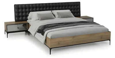 Produktbild von Doppelbett Ehebett Betten Design Bett Luxus Schlafzimmer Möbel Einrichtung