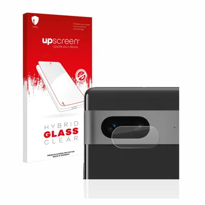 Produktbild von upscreen Schutzglas für Google Pixel 7 (NUR Kameraschutz) Schutzfolie Panzer Folie Glas Display Schutz klar