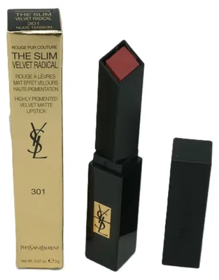 Produktbild von Yves Saint Laurent Rouge Pur Couture The Slim Velvet Radical, Rose, Nude Tension, 1 Farben, Färbung, Frauen, Halbmatt