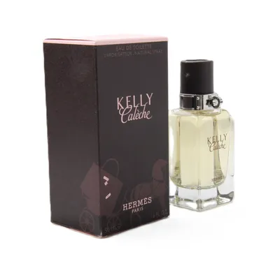 A perfume bottle and its box are displayed on a white background.