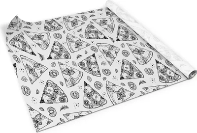 Produktbild von Pizzaschnitten– Möbelfolie selbstklebend – PVC Klebefolie für Möbel – Küche – Schränke – Möbelrenovierungsfolie – Möbeldekorfolie – 100x50 cm