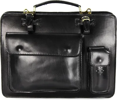 Produktbild von Design Bag Verona italienische Leder Businesstasche Arbeitstasche Messenger Aktentasche Lehrertasche Laptoptasche uni - 39x29x11 cm (B x H x T)