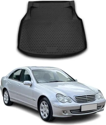 Image de Tapis de coffre pour Mercedes Classe C W203 2001-2007 Caoutchouc TPE