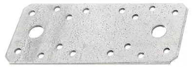 Immagine prodotto di Alberts 339050 Connettore piatto, zincato sendzimir, 133 x 55 mm, set da 15