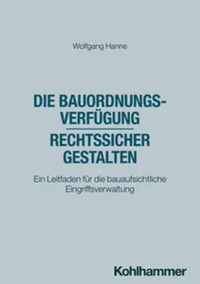 Zdjęcie produktu dla Die Bauordnungsverfügung - rechtssicher gestalten