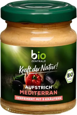 PASTA PAPRYKOWA Z CUKINIĄ I BAKŁAŻANEM BEZGLUTENOWA BIO 125 g - BIO ZENTRALE