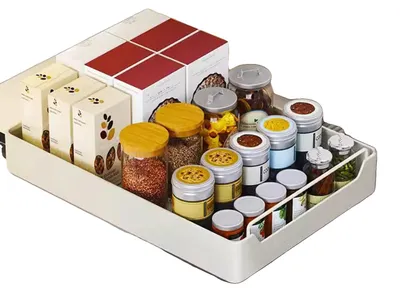 Immagine prodotto di Organizzatore estraibile per armadi, con elevata capacità di carico, design regolabile, colore bianco, 30 cm