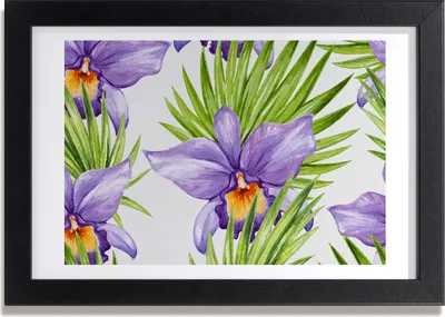 Produktbild von Bild 30x20 MDF-Rahmen, Wandkunst Orchidee